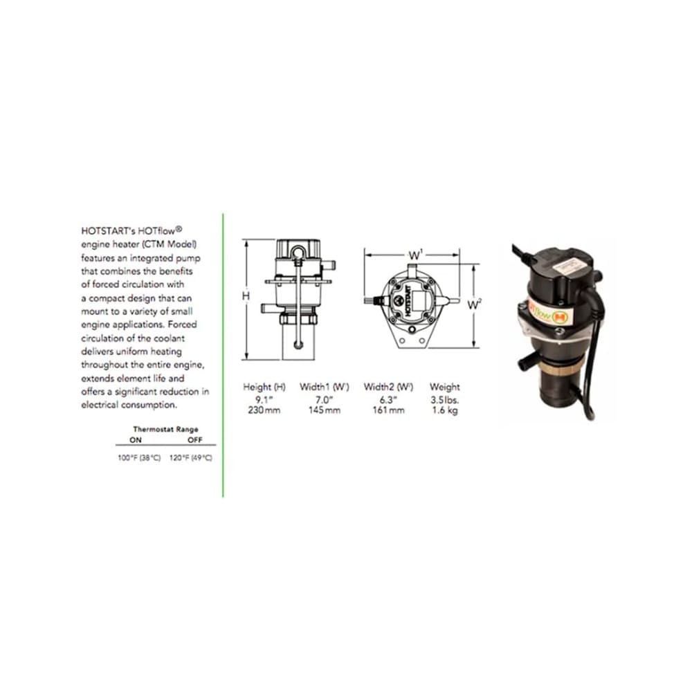 Hotstart CTM10110-N00 Original Engine Heater