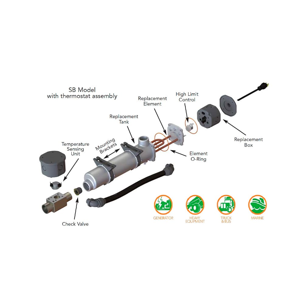 Hotstart SB115100-000 Original Engine Heater