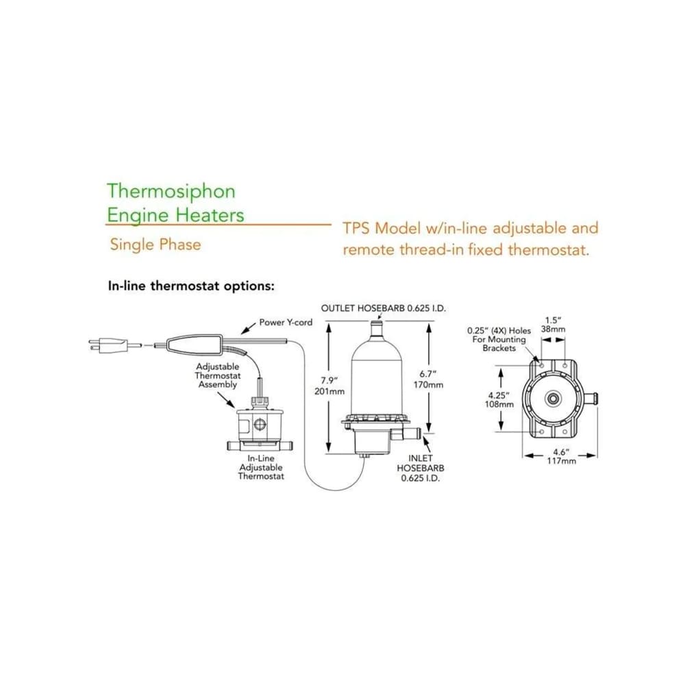 Hotstart TPS051GT12-A00 Original Engine Heater