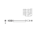 Deep Sea 016-161 USB Interface Cable M12 TO USB