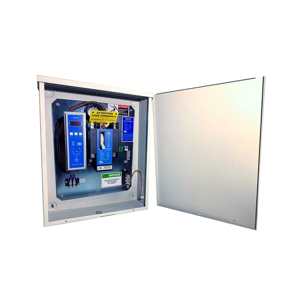 PMI ATS2PC0125-22 Transfer Switch +Enclosure