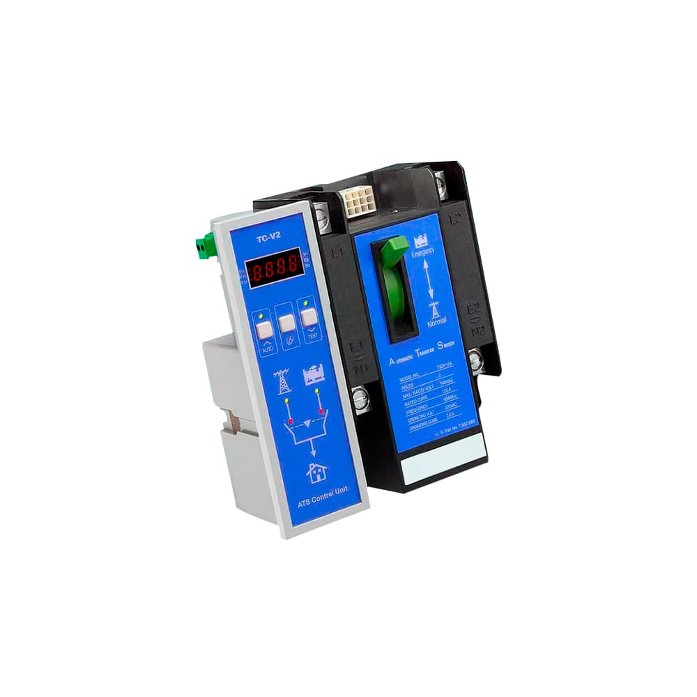 Power Master KT-TCS2P150-22M Automatic Transfer Switch and Controller (TC-V2) / 2Pole /150Amp 
